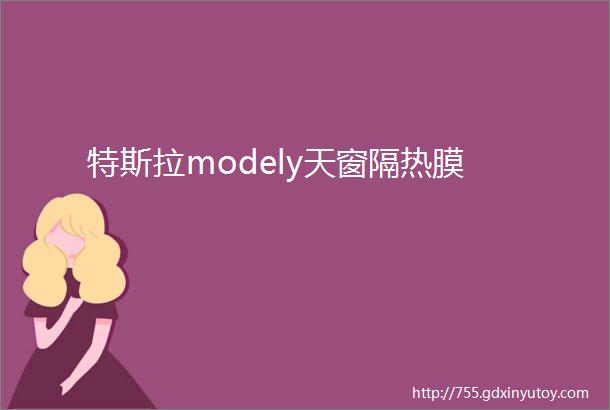 特斯拉modely天窗隔热膜